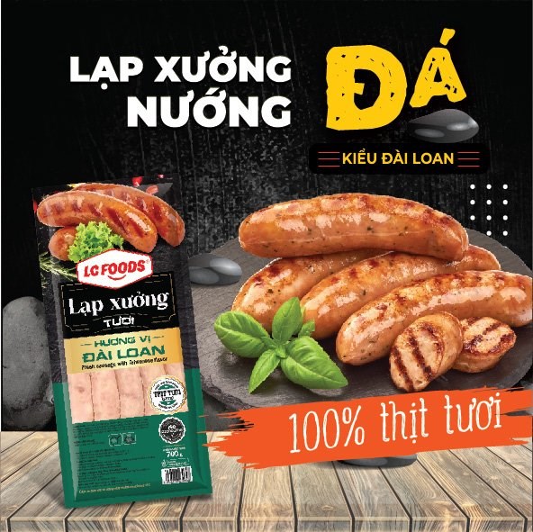 Lạp xưởng nướng đá